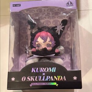 New unopened POP MART SKULLPANDA x Kuromi Plush doll Authentic original
